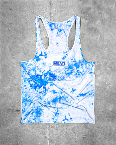 FLAT-BOTTOM TRAINING STRINGER - TIE-DYE LIGHT BLUE