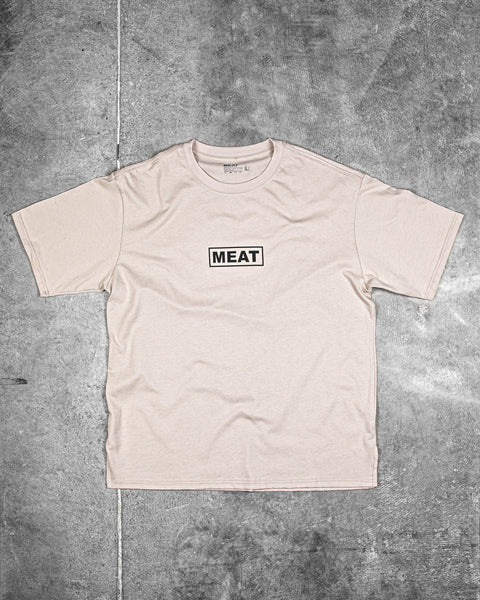 RELAXED FIT TRAINING TEE – HERITAGE / CEMENT BROWN
