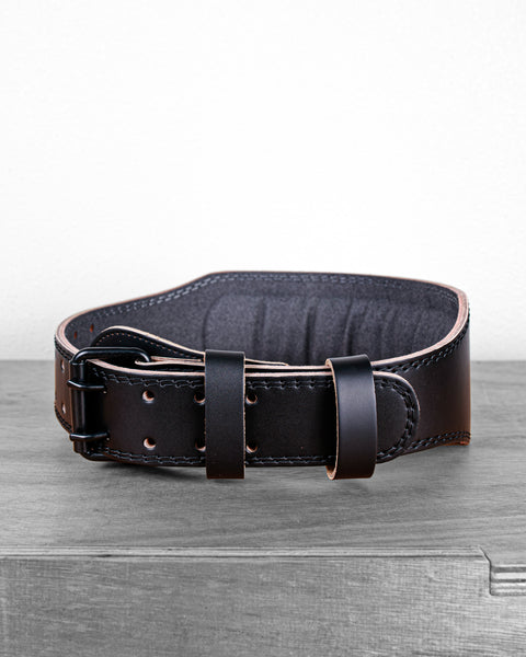 WEIGHTLIFTING BELT – LEATHER / BLACK