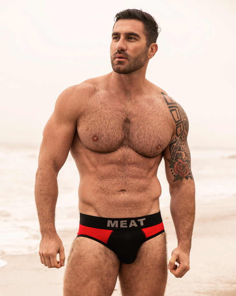 PERFORMANCE BRIEF – CLASSIC / RED – MEAT® SPORTSCLUB