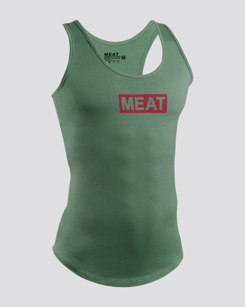 CLASSIC TRAINING STRINGER - COTTON / GREEN