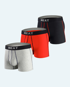 THREE (3) PACK CLASSIC BOXERS - SIZZLING