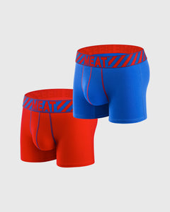 TWO (2) PACK REBELLIOUS BOXERS - RETRO